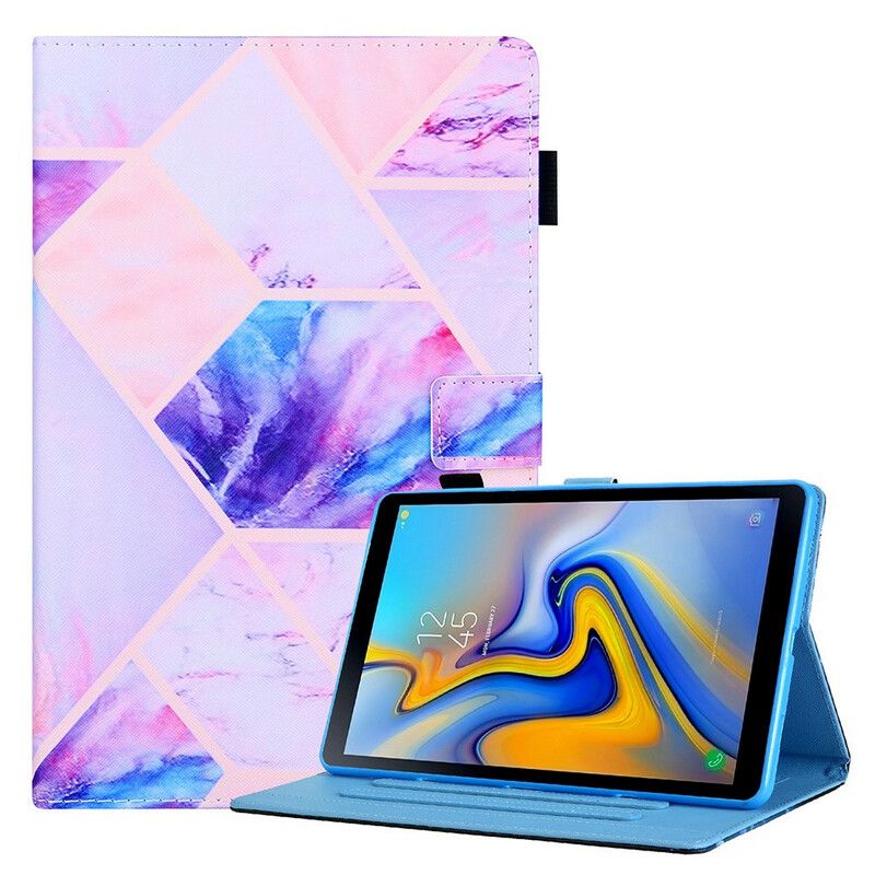 Flip Cover Samsung Galaxy Tab A7 Lite Marmorgeometridesign