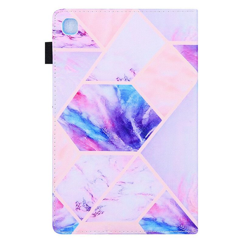 Flip Cover Samsung Galaxy Tab A7 Lite Marmorgeometridesign