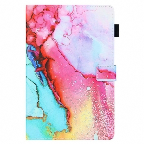 Flip Cover Samsung Galaxy Tab A7 Lite Marmorstil