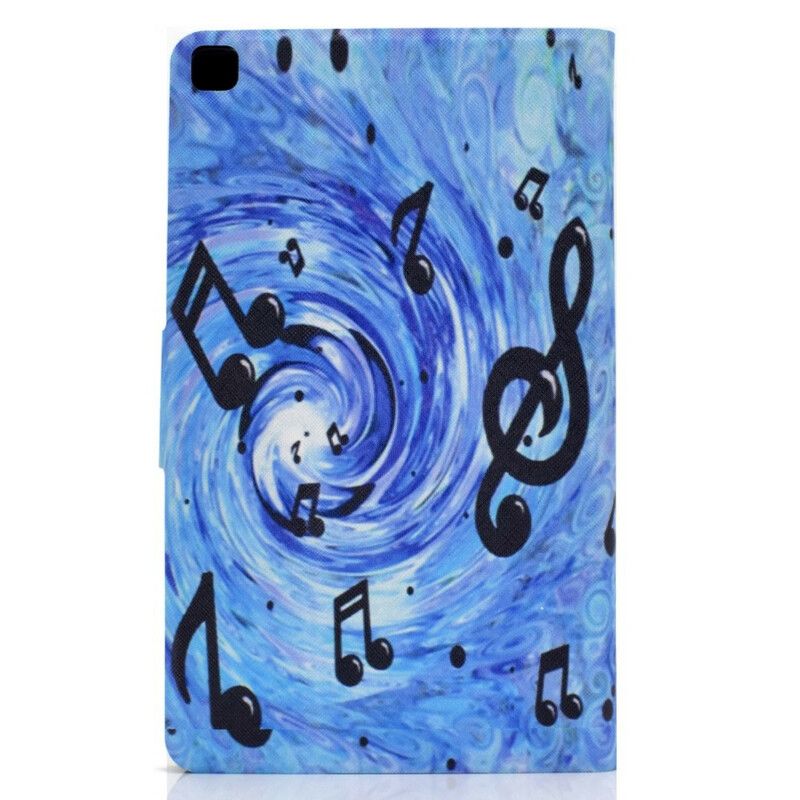 Flip Cover Samsung Galaxy Tab A7 Lite Musiknoter