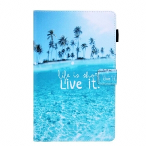 Flip Cover Samsung Galaxy Tab A7 Lite Oplev Det