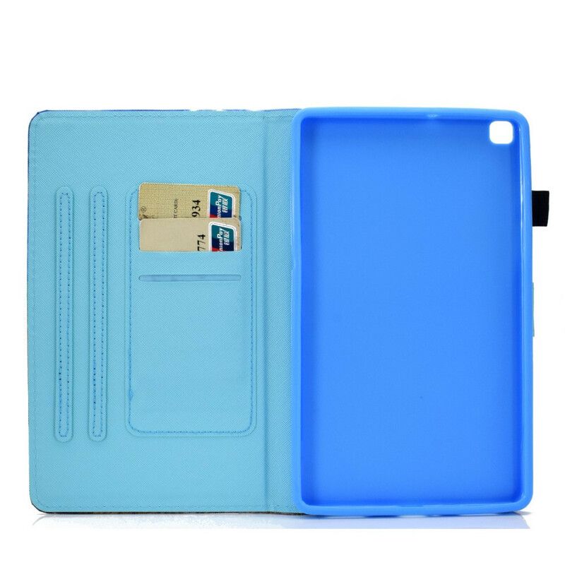 Flip Cover Samsung Galaxy Tab A7 Lite Regnbuesommerfugle