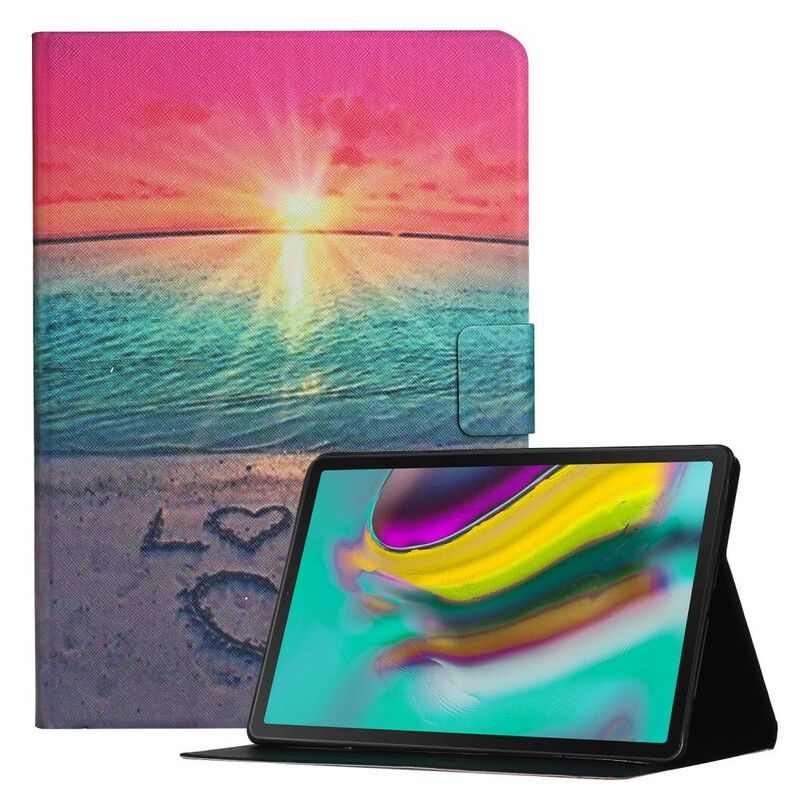 Flip Cover Samsung Galaxy Tab A7 Lite Solnedgangskærlighed