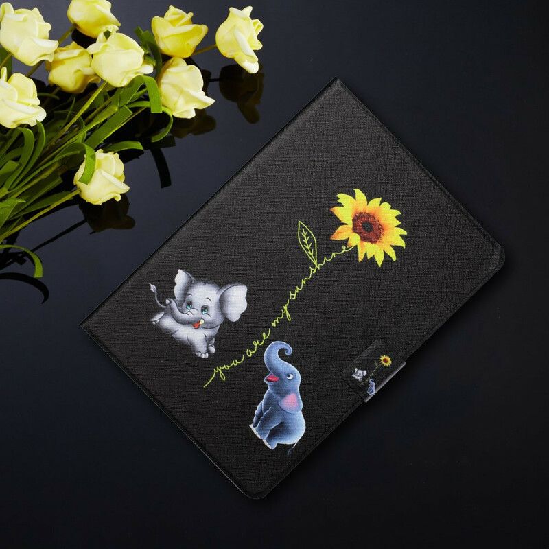 Flip Cover Samsung Galaxy Tab A7 Lite Solsikkeelefanter