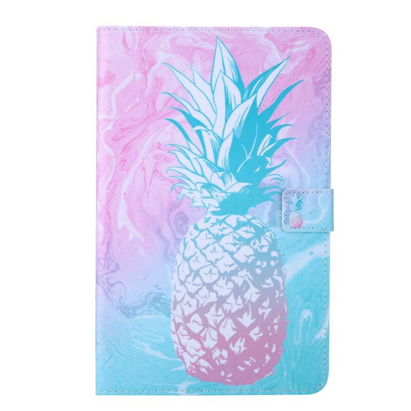 Læder Cover Samsung Galaxy Tab A7 Lite Ananas Design