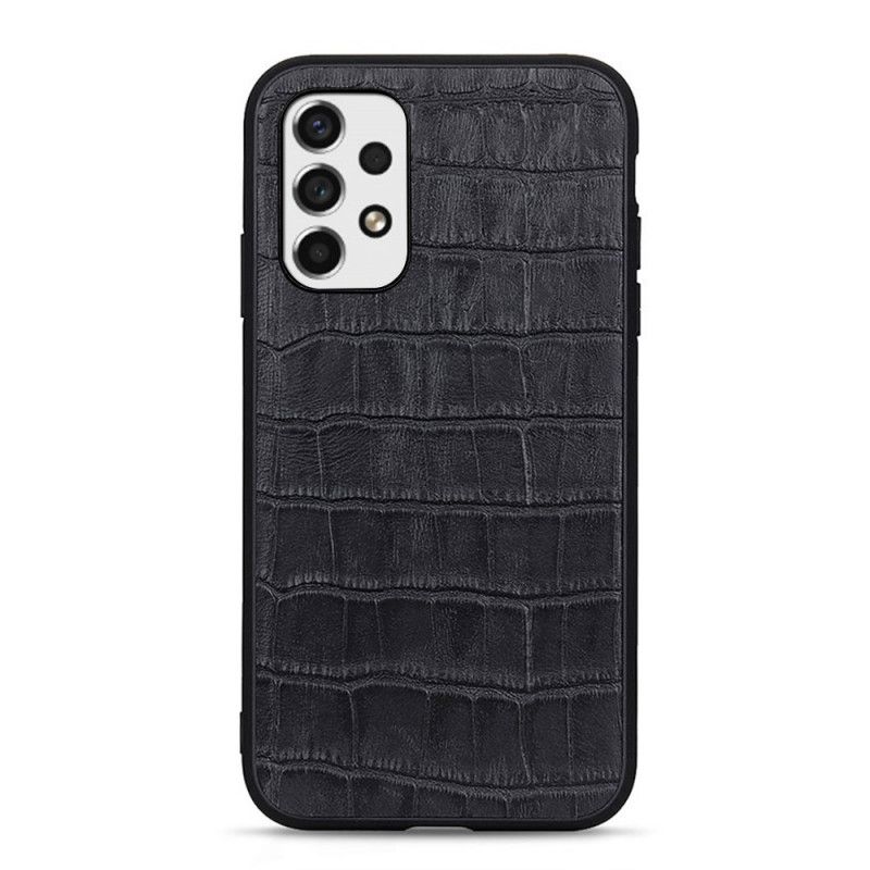 Cover Samsung Galaxy A53 5G Ægte Crocodile Texture Læder