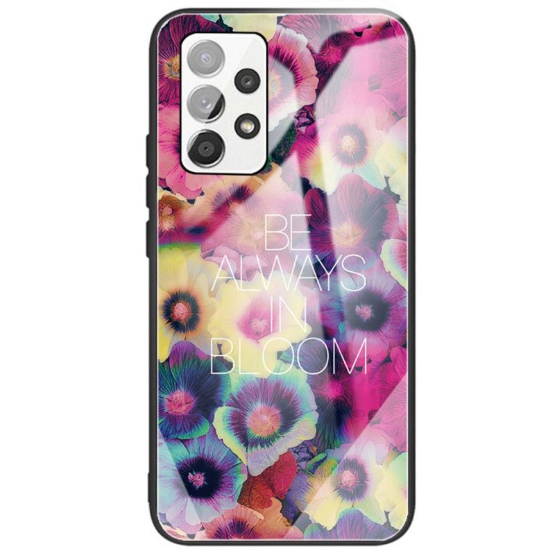 Cover Samsung Galaxy A53 5G Be Always In Bloom Hærdet Glas