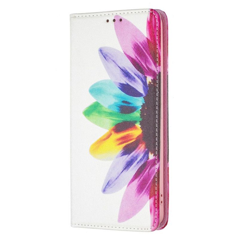 Cover Samsung Galaxy A53 5G Flip Cover Akvarelblomst