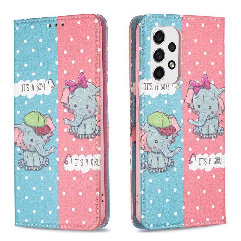 Cover Samsung Galaxy A53 5G Flip Cover Elefanter