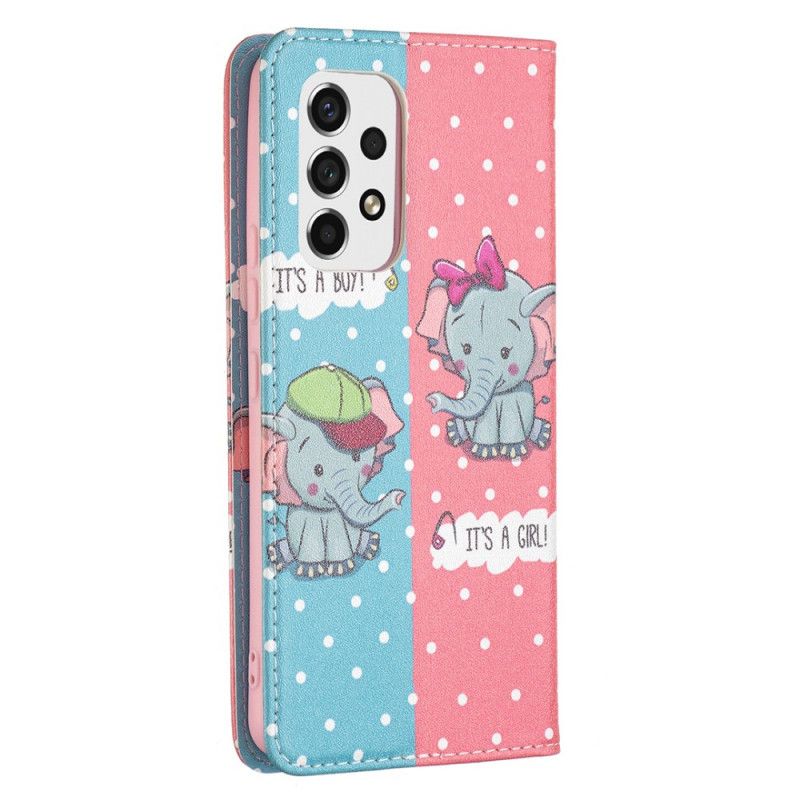 Cover Samsung Galaxy A53 5G Flip Cover Elefanter