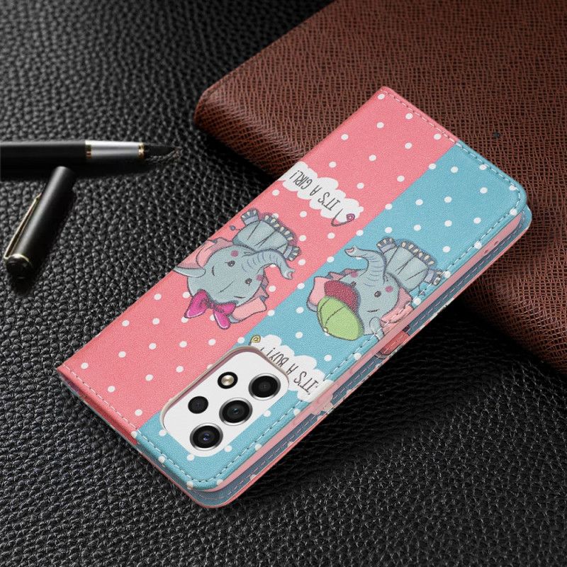 Cover Samsung Galaxy A53 5G Flip Cover Elefanter