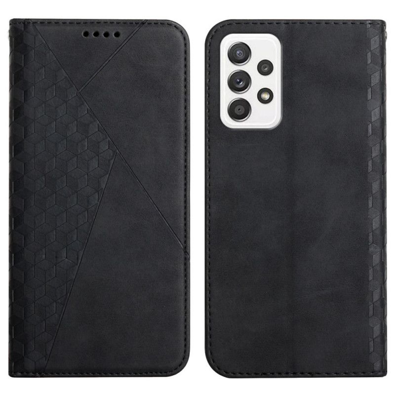 Cover Samsung Galaxy A53 5G Flip Cover Læderstil 3d-mønster