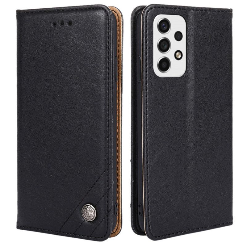 Cover Samsung Galaxy A53 5G Flip Cover Nittelæderstil