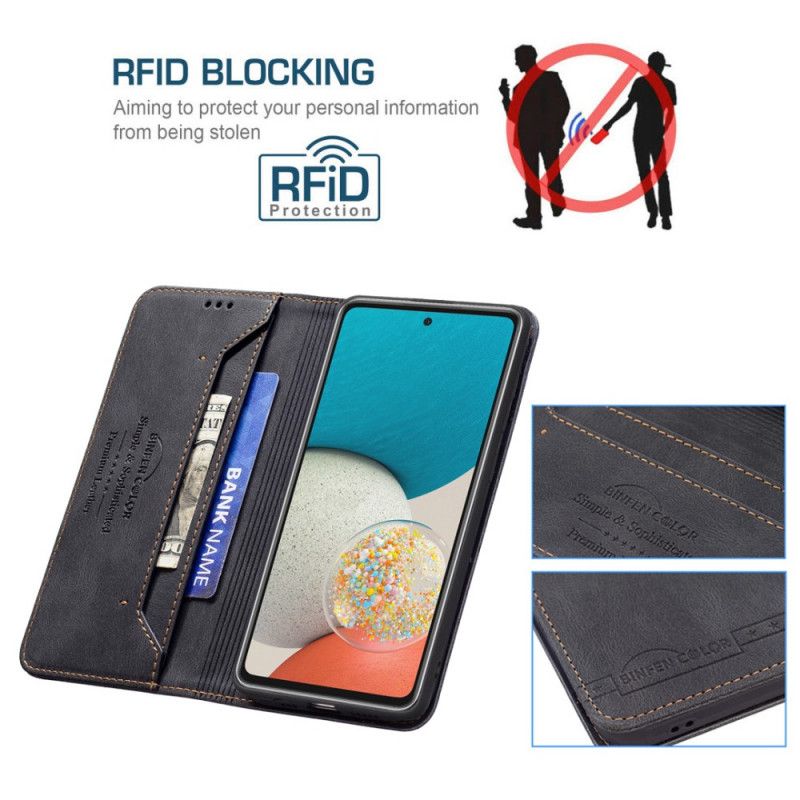 Cover Samsung Galaxy A53 5G Flip Cover Rfid Couture Binfen Farve