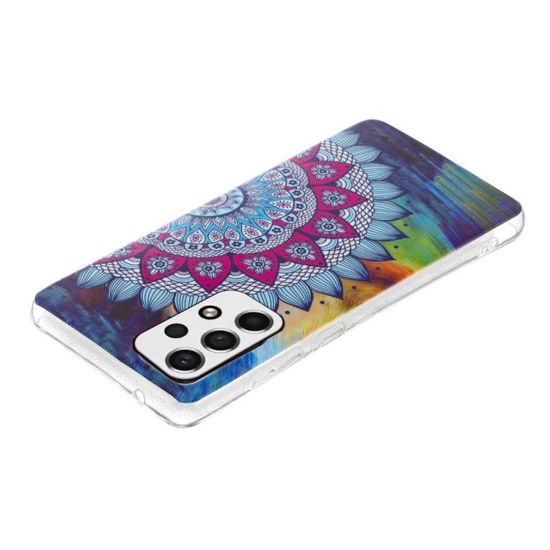 Cover Samsung Galaxy A53 5G Fluorescerende Farverig Mandala