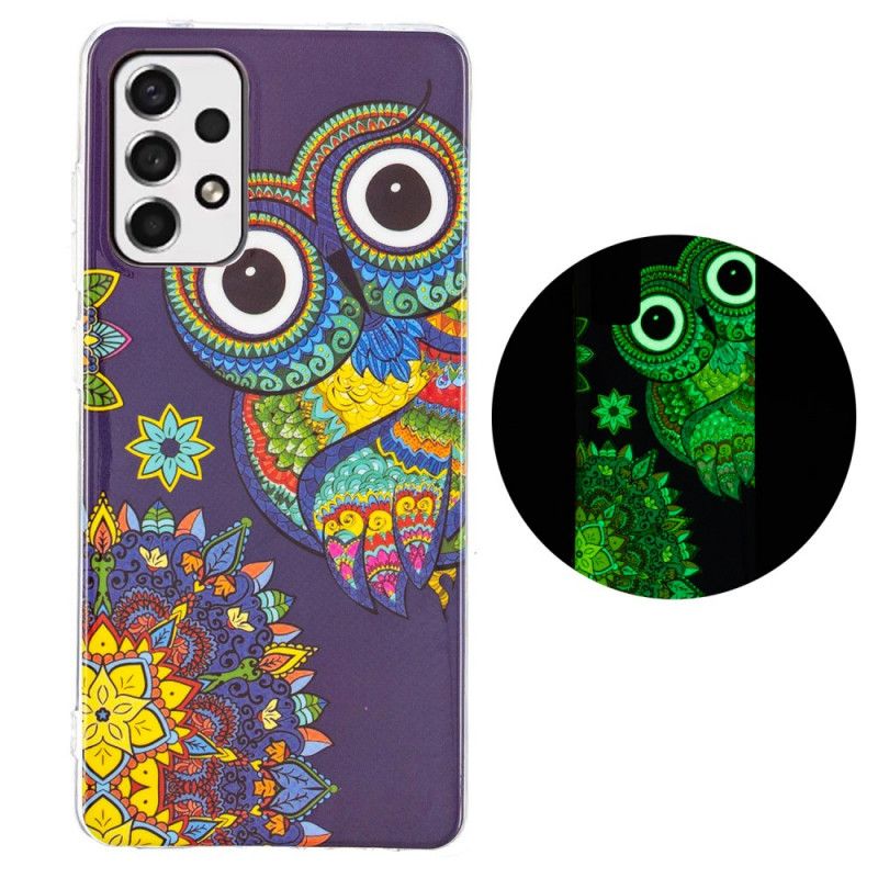 Cover Samsung Galaxy A53 5G Fluorescerende Mandalaugle