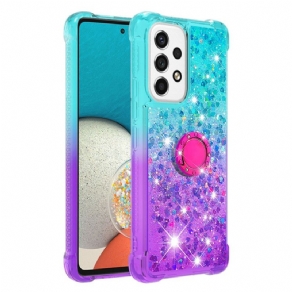 Cover Samsung Galaxy A53 5G Glitter Ring-støtte