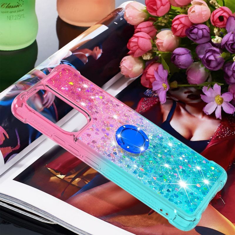 Cover Samsung Galaxy A53 5G Glitter Ring-støtte