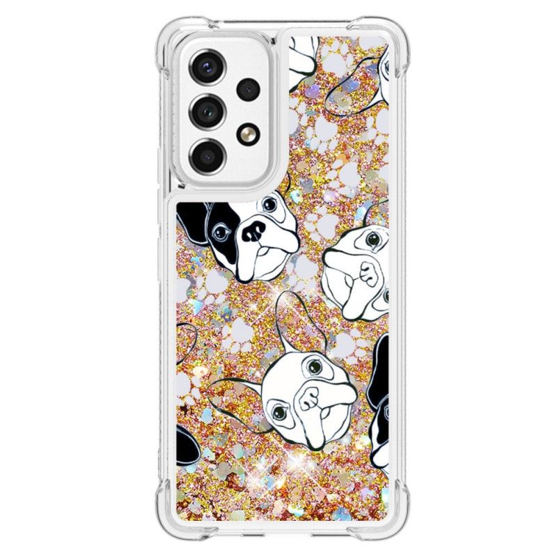 Cover Samsung Galaxy A53 5G Hr Glitter Dog