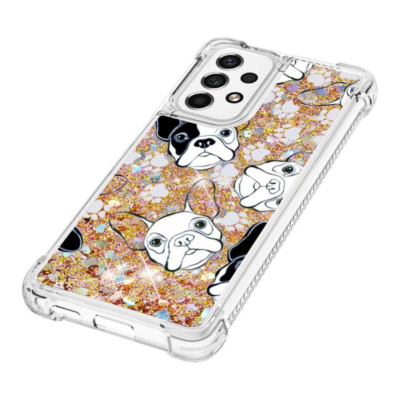 Cover Samsung Galaxy A53 5G Hr Glitter Dog