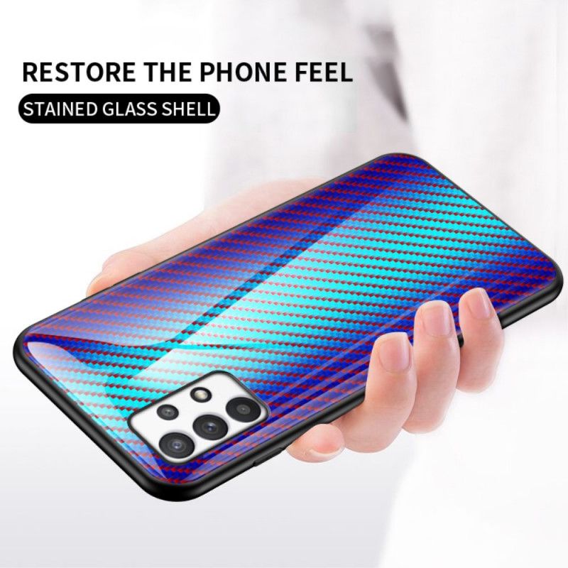 Cover Samsung Galaxy A53 5G Kulfiber Hærdet Glas