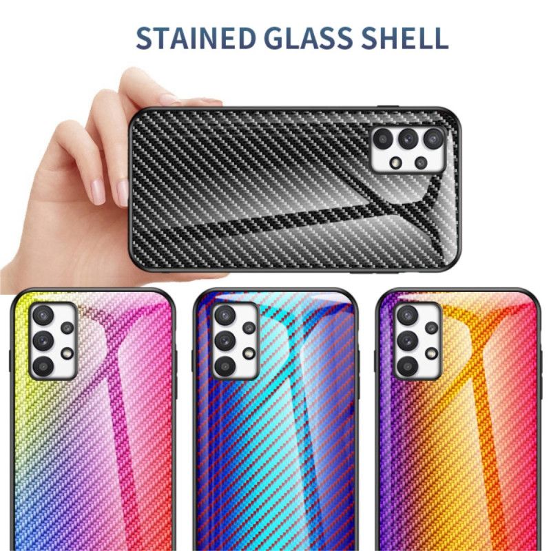 Cover Samsung Galaxy A53 5G Kulfiber Hærdet Glas