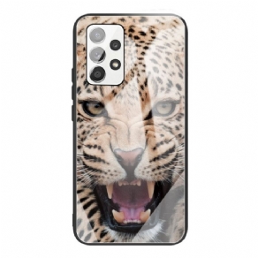 Cover Samsung Galaxy A53 5G Leopard Hærdet Glas