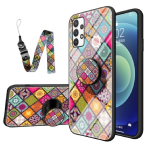 Cover Samsung Galaxy A53 5G Magnetisk Patchworkholder