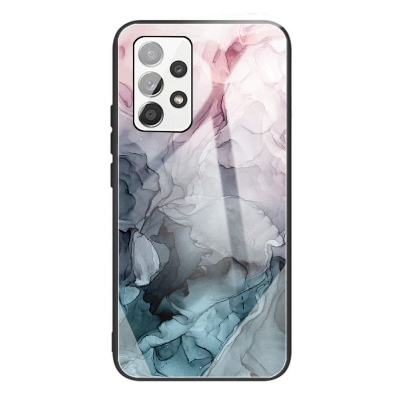 Cover Samsung Galaxy A53 5G Marmor Hærdet Glas