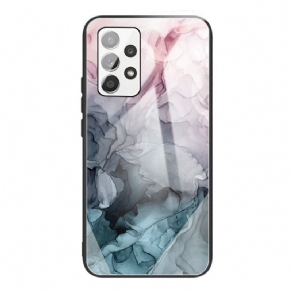 Cover Samsung Galaxy A53 5G Marmor Hærdet Glas