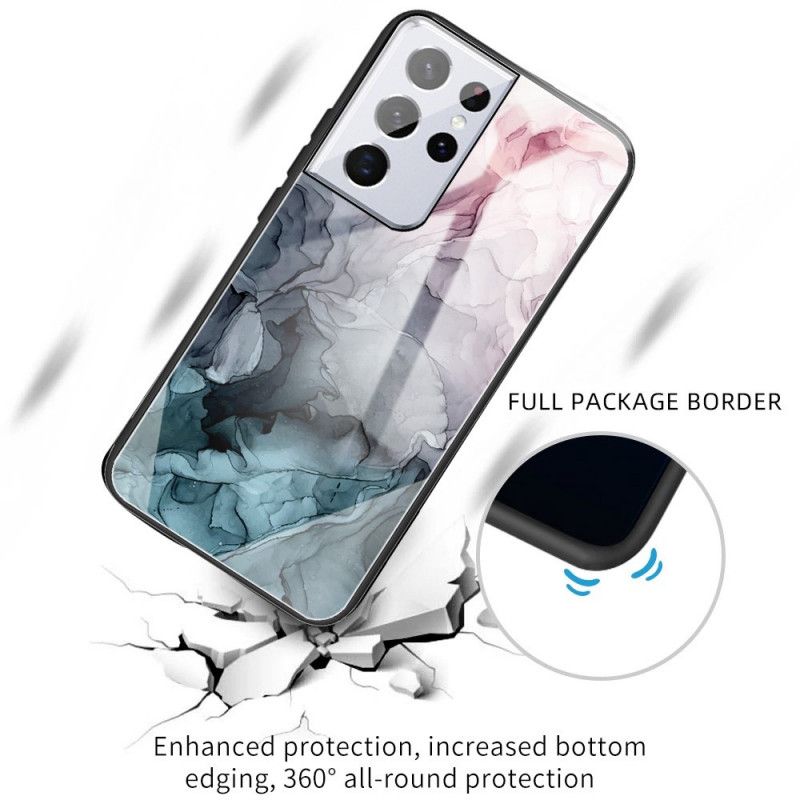 Cover Samsung Galaxy A53 5G Marmor Hærdet Glas