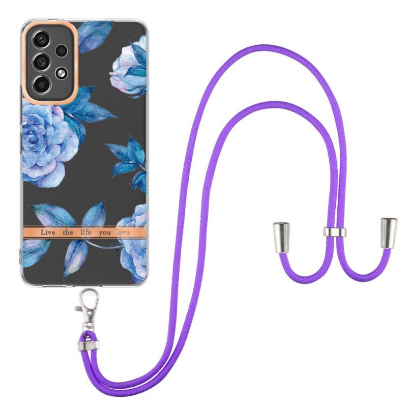 Cover Samsung Galaxy A53 5G Med Snor Blomstersnor