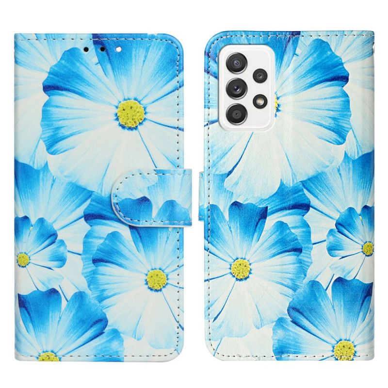 Flip Cover Samsung Galaxy A53 5G Blomsterstilen