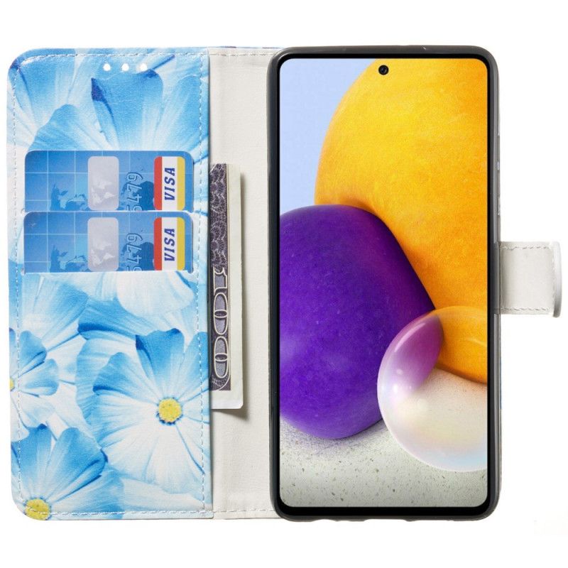 Flip Cover Samsung Galaxy A53 5G Blomsterstilen