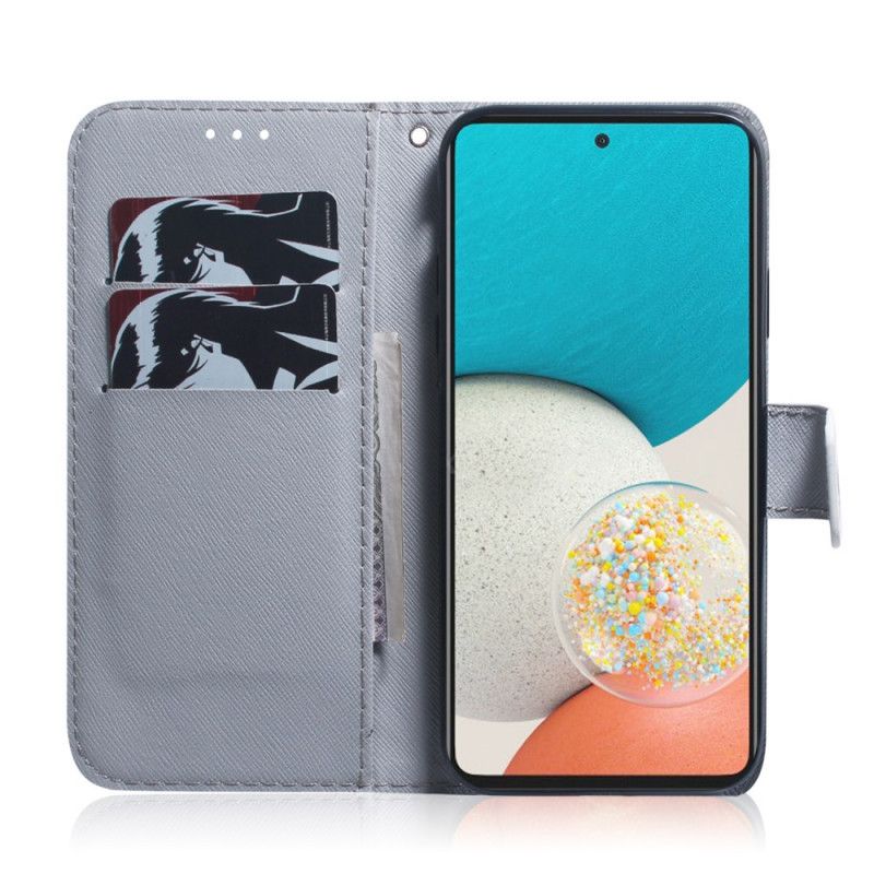 Flip Cover Samsung Galaxy A53 5G Blomstrende Trægren