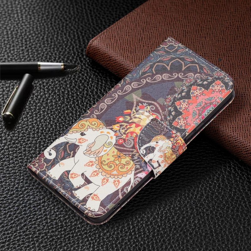 Flip Cover Samsung Galaxy A53 5G Indisk Elefant