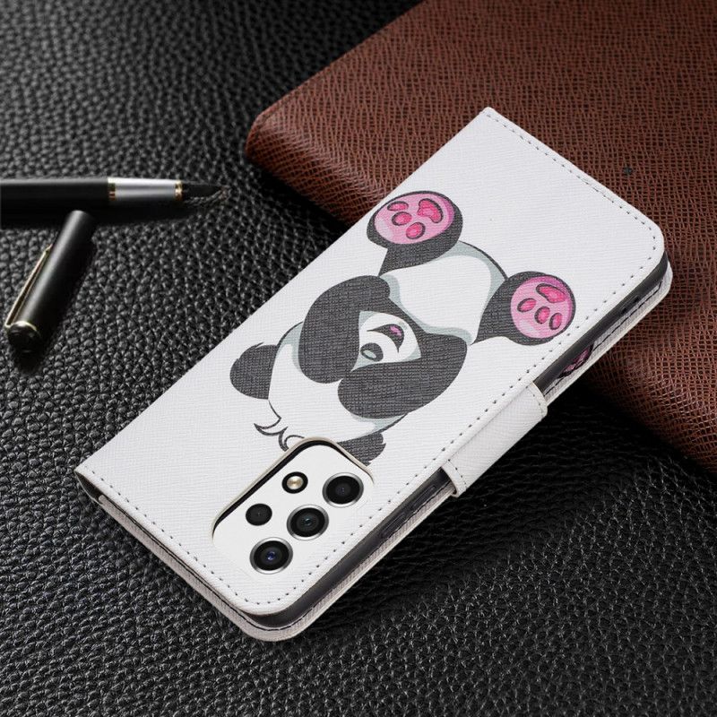 Flip Cover Samsung Galaxy A53 5G Panda Sjov