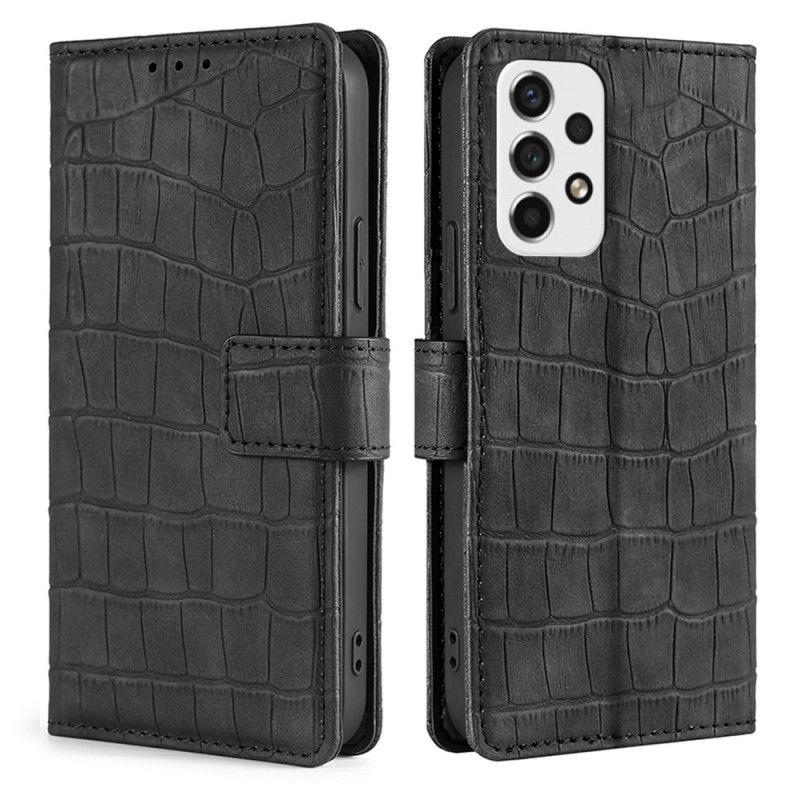 Læder Cover Samsung Galaxy A53 5G Krokodille