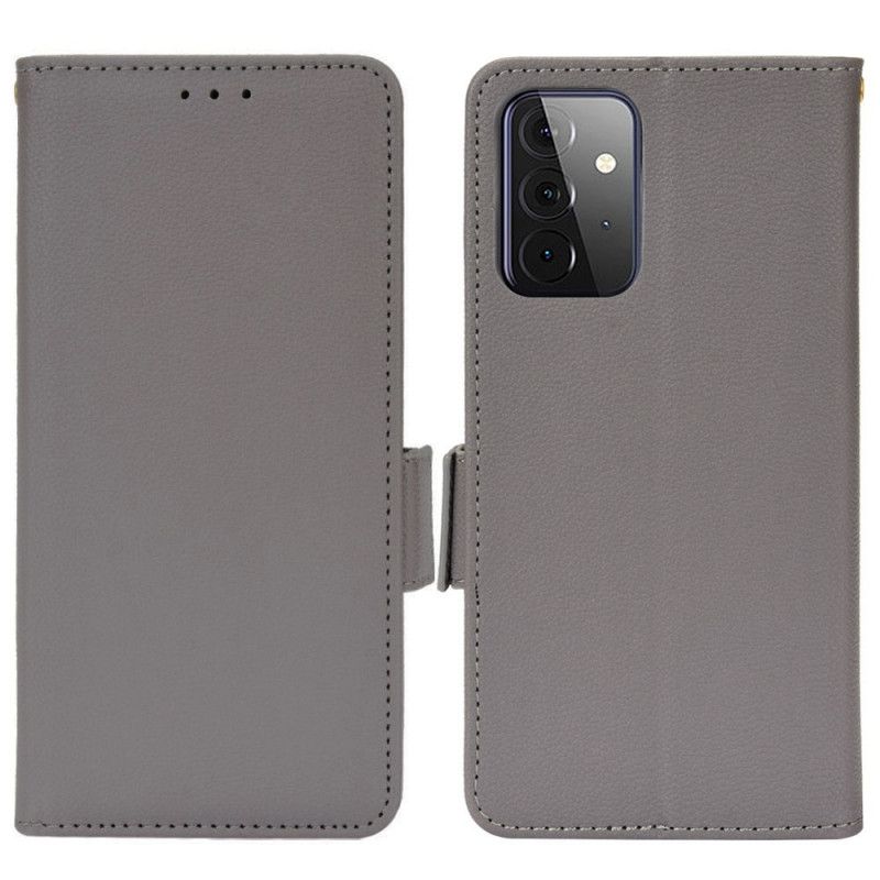 Læder Cover Samsung Galaxy A53 5G Traditionelt Litchi Imiteret Læder