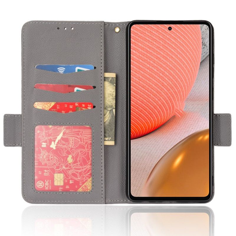 Læder Cover Samsung Galaxy A53 5G Traditionelt Litchi Imiteret Læder