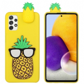 Mobilcover Samsung Galaxy A53 5G Ananas 3d-briller