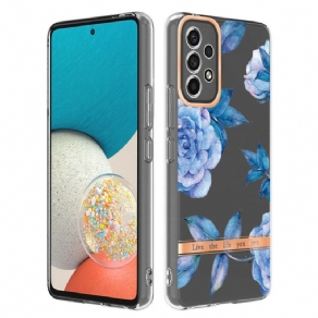 Mobilcover Samsung Galaxy A53 5G Blomstergennemsigtig