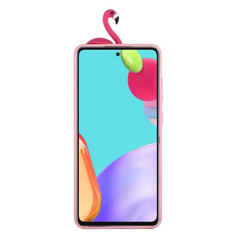 Mobilcover Samsung Galaxy A53 5G Flamingo 3d