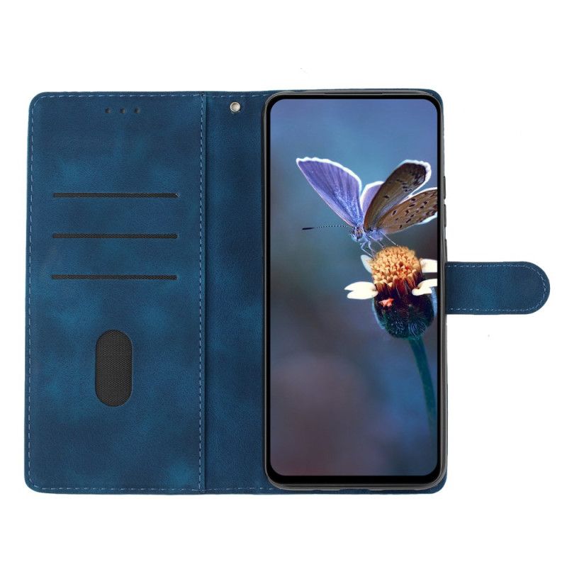 Flip Cover Til Xiaomi 14t Pro Blomstermønster Med Rem