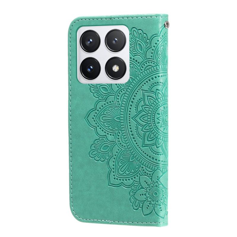 Flip Cover Xiaomi 14t Pro Mandala Aftryk