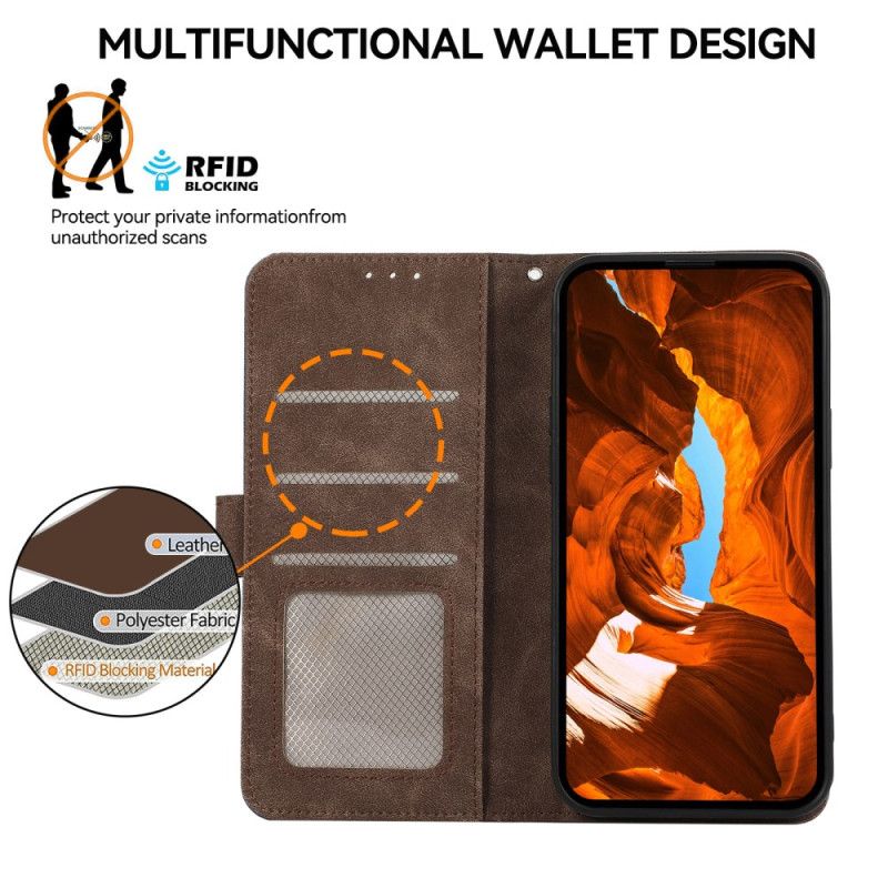 Flip Cover Xiaomi 14t Pro To-tone Med Rfid-blokering