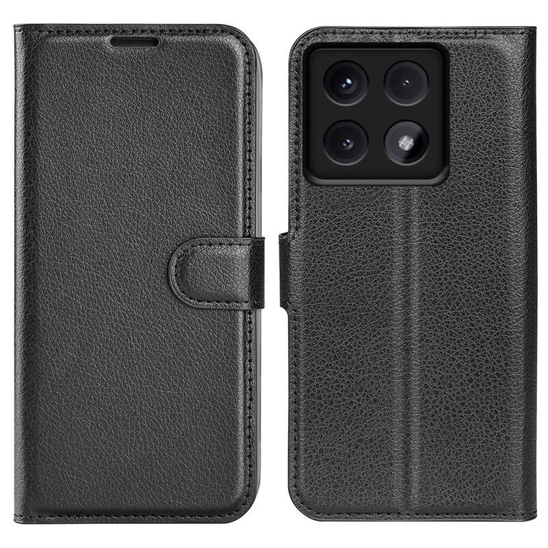 Læder Cover Xiaomi 14t Pro Telefon Etui Litchi Kunstlæder