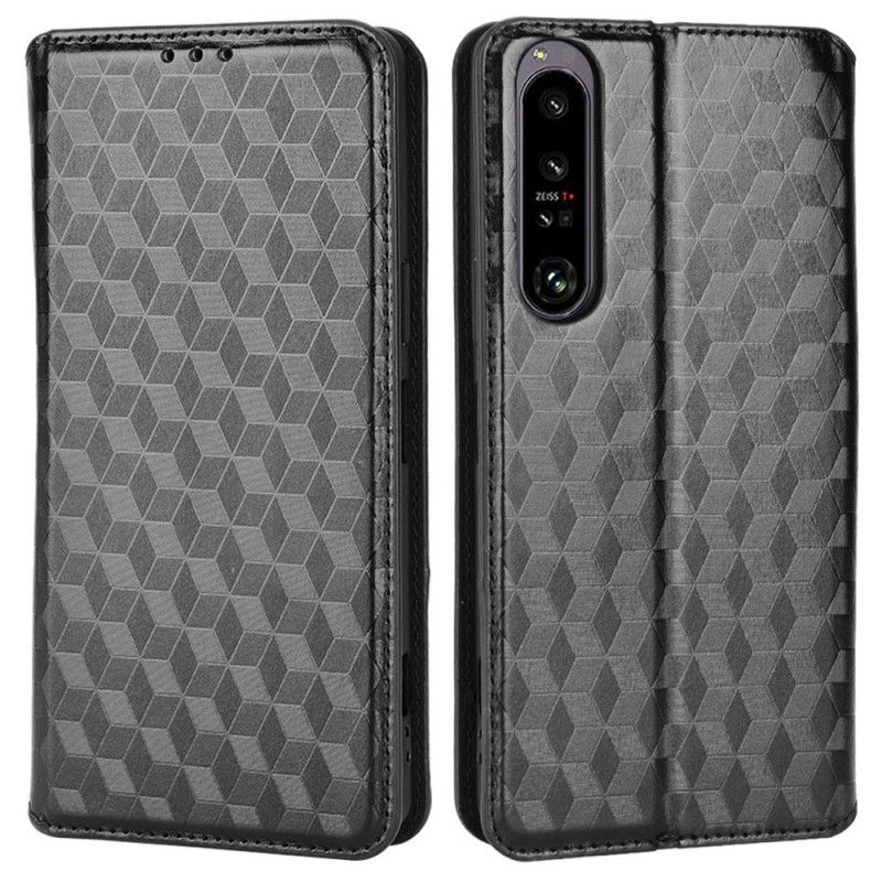 Cover Sony Xperia 1 IV Flip Cover 3d Kuber