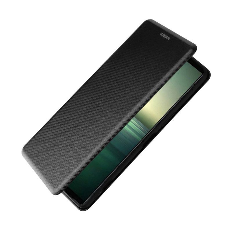 Cover Sony Xperia 1 IV Flip Cover Kulfibertekstur