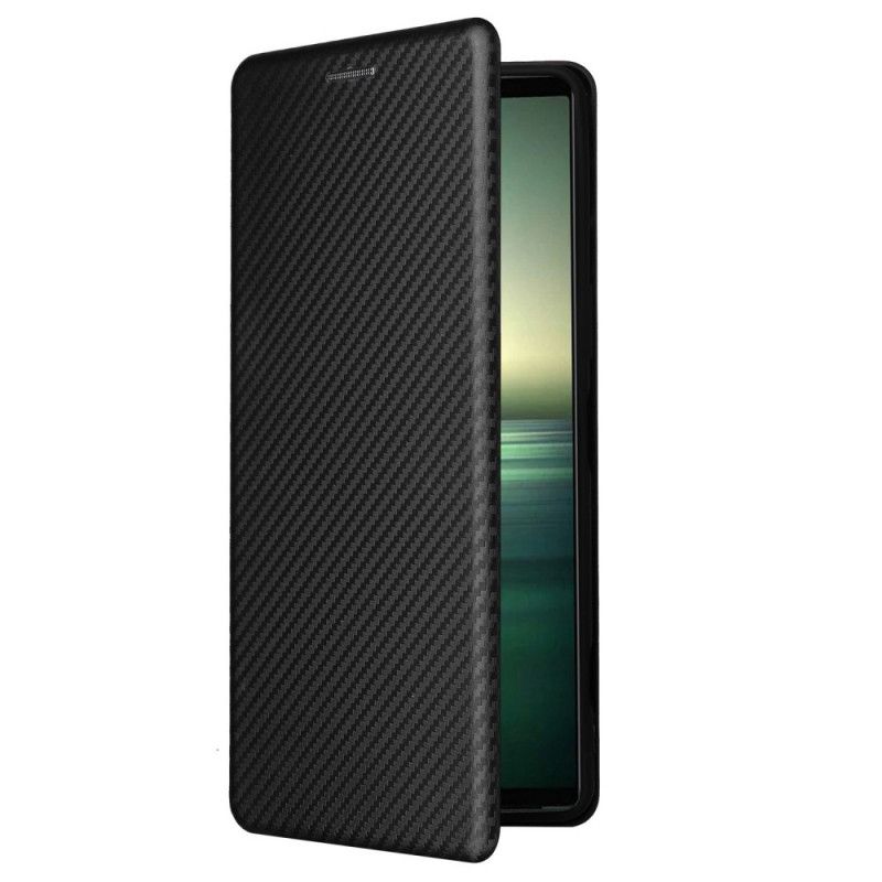 Cover Sony Xperia 1 IV Flip Cover Kulfibertekstur